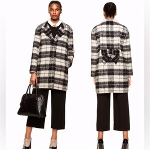 KATE SPADE | Plaid Wool Jacket